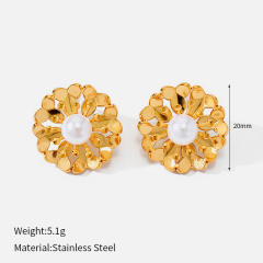 Flower earrings