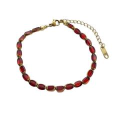 Luxury colorful Artificial crystal stainless steel necklace choker necklace