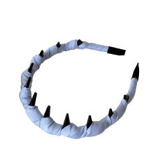 2026 new plain color fabric zig zag headband