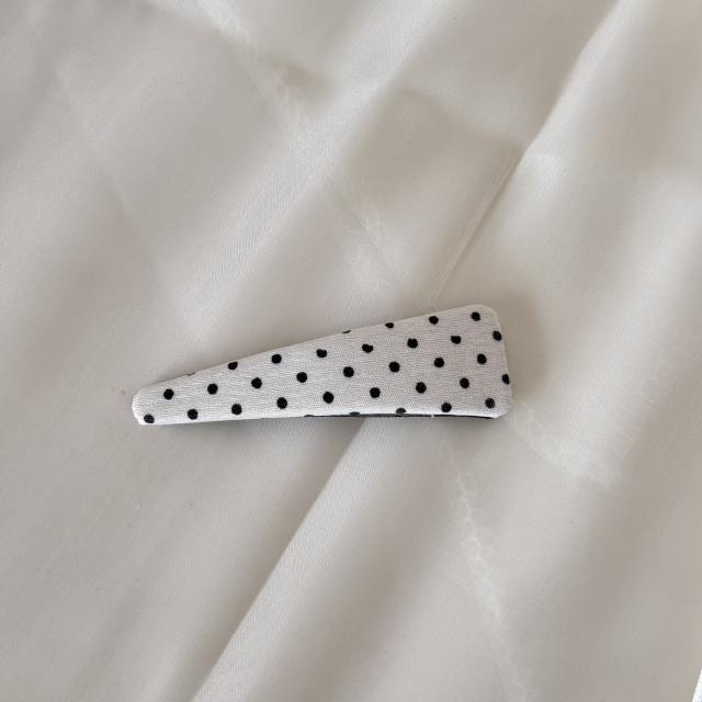Korean Polka Dot Triangle Hair Clip snap hair clips for women