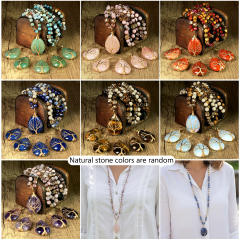 Best-Selling Tree of Life Water Drop Pendant Necklace for Women