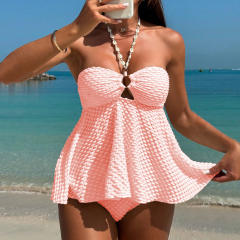 New Split Swimsuit Female Sexy  Bikini Halterneck Suspender Beach Vacation Swimsuit