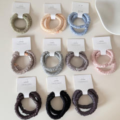Simple Stylish Hair Tie for Women High Elasticity Satin Hair Band