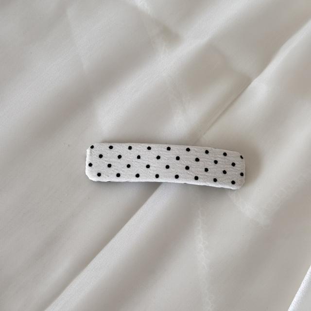 Korean Polka Dot Triangle Hair Clip snap hair clips for women