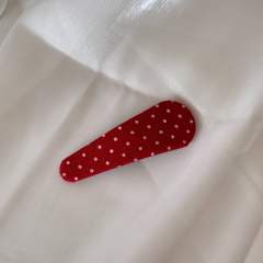 Korean Polka Dot Triangle Hair Clip snap hair clips for women
