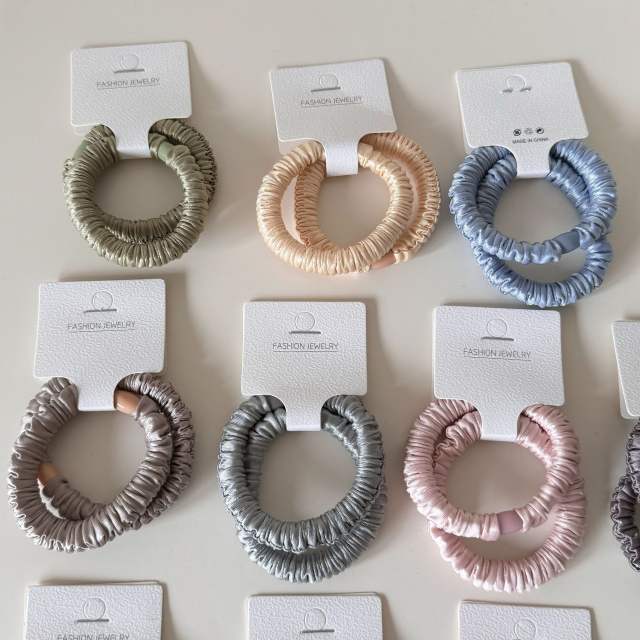 Simple Stylish Hair Tie for Women High Elasticity Satin Hair Band