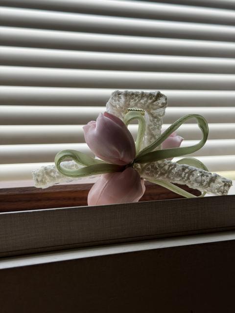 Korean New Tulip Spring Summer Hair Accessories for Women hair claw clips