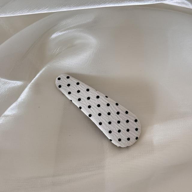 Korean Polka Dot Triangle Hair Clip snap hair clips for women