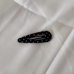 Korean Polka Dot Triangle Hair Clip snap hair clips for women