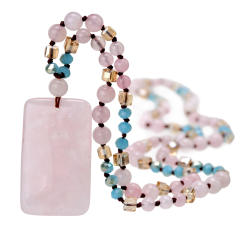 Best-Selling Bohemian Style Natural Stone Necklace for Women