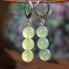 Bohemian Style Natural Stone Earrings for Women Colorful Agate Earrings