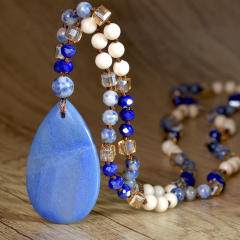 N2867 blue aventurine