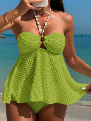 New Split Swimsuit Female Sexy  Bikini Halterneck Suspender Beach Vacation Swimsuit