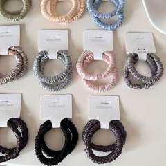 Simple Stylish Hair Tie for Women High Elasticity Satin Hair Band