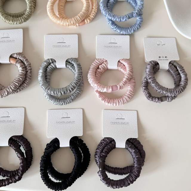 Simple Stylish Hair Tie for Women High Elasticity Satin Hair Band