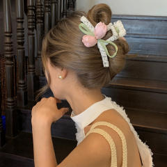 Korean New Tulip Spring Summer Hair Accessories for Women hair claw clips