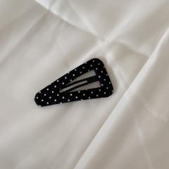 Korean Polka Dot Triangle Hair Clip snap hair clips for women