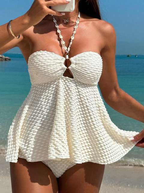 New Split Swimsuit Female Sexy  Bikini Halterneck Suspender Beach Vacation Swimsuit