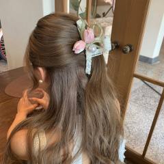 Korean New Tulip Spring Summer Hair Accessories for Women hair claw clips