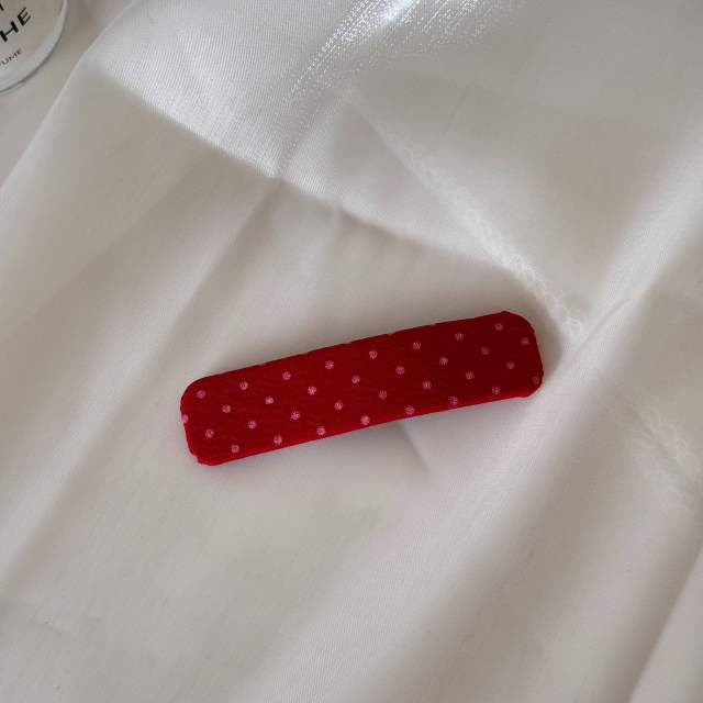 Korean Polka Dot Triangle Hair Clip snap hair clips for women