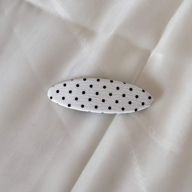 Korean Polka Dot Triangle Hair Clip snap hair clips for women