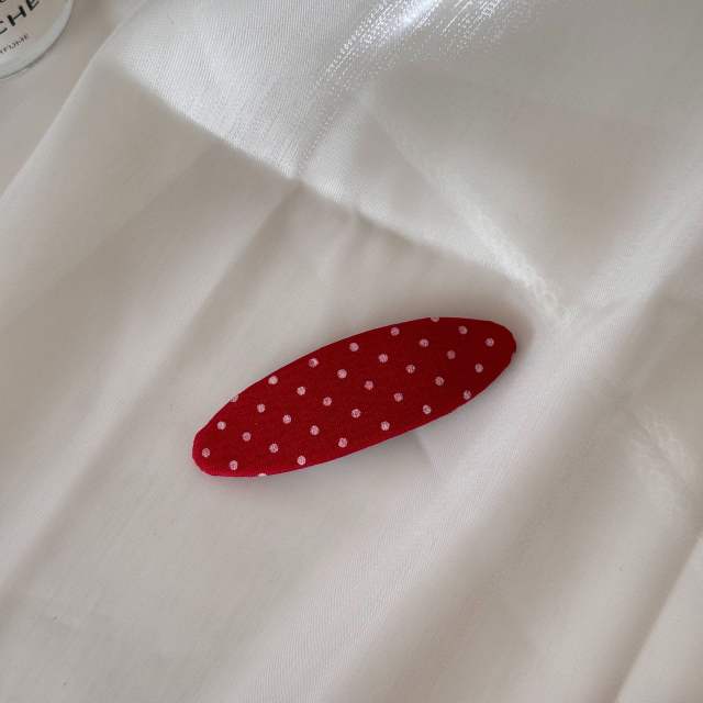 Korean Polka Dot Triangle Hair Clip snap hair clips for women