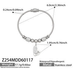 Z254-steel color bracelet