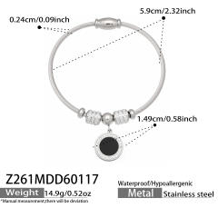 Z261-steel color bracelet