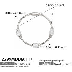 Z299-steel color bracelet