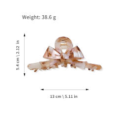 New Korean Acetic Acid Heavy Industry Bow Grab Clip hair claw clips