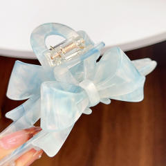 New Korean Acetic Acid Heavy Industry Bow Grab Clip hair claw clips