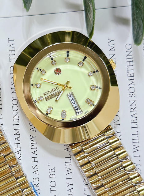 Popular Watch Steel Band Vintage Style Simple Calendar Watch