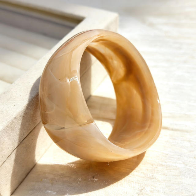 Resin Acrylic bangle summer holiday personality bangle bracelet