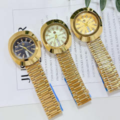 Popular Watch Steel Band Vintage Style Simple Calendar Watch