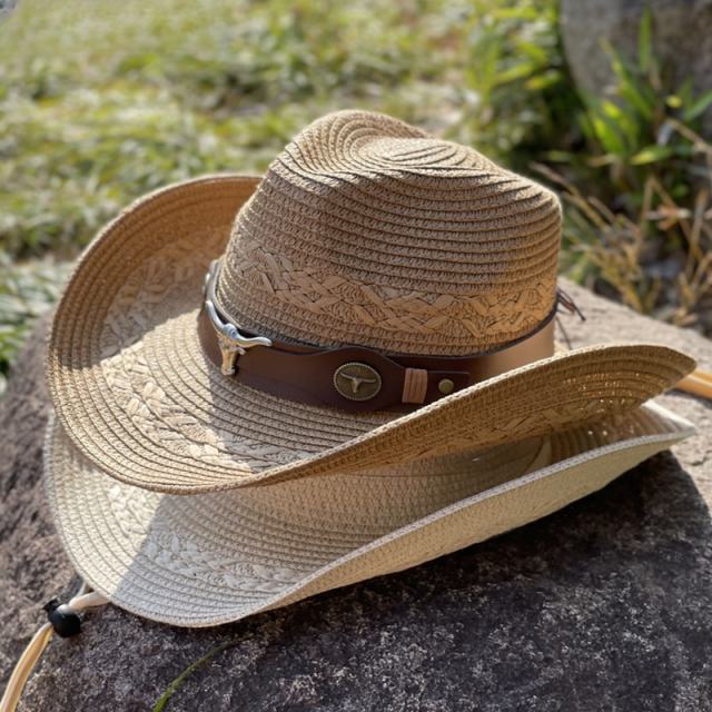 Spring summer cowboy straw hat sun hat