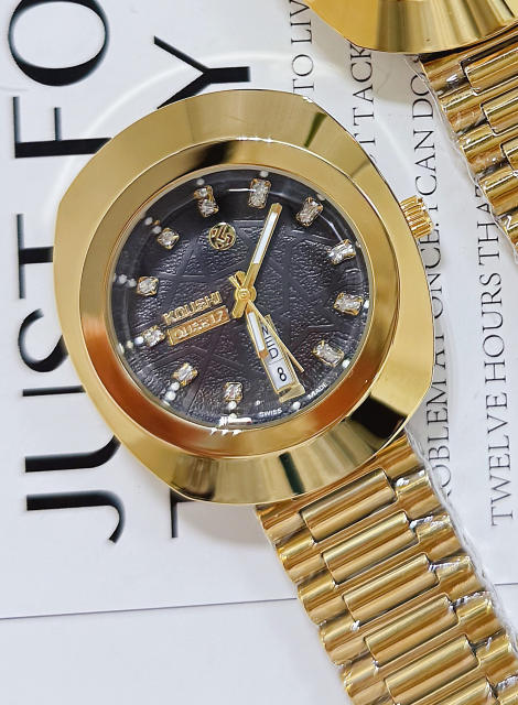 Popular Watch Steel Band Vintage Style Simple Calendar Watch