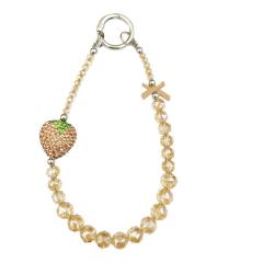 Strawberry Crystal Phone Chain Creative Phone Chain