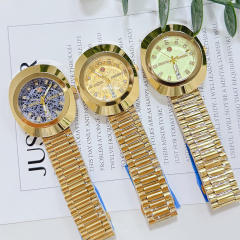 Popular Watch Steel Band Vintage Style Simple Calendar Watch