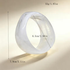 Resin Acrylic bangle summer holiday personality bangle bracelet