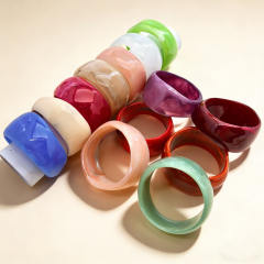 Resin Acrylic bangle summer holiday personality bangle bracelet