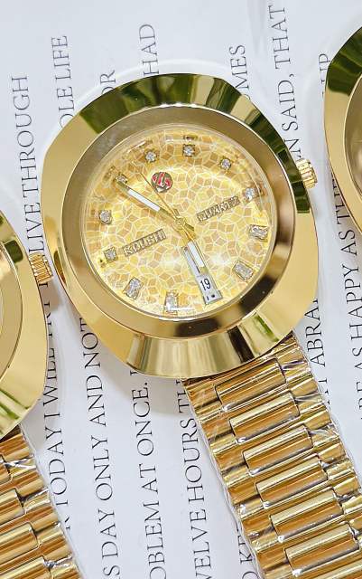 Popular Watch Steel Band Vintage Style Simple Calendar Watch