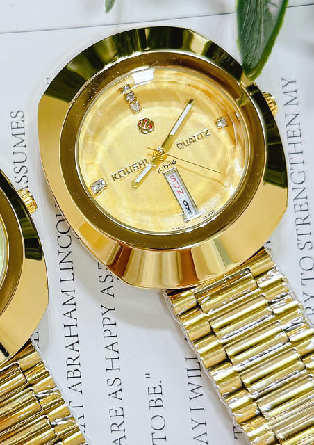 Popular Watch Steel Band Vintage Style Simple Calendar Watch