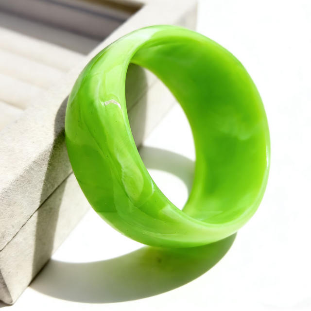 Resin Acrylic bangle summer holiday personality bangle bracelet