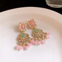 Silver needle-gold-pink