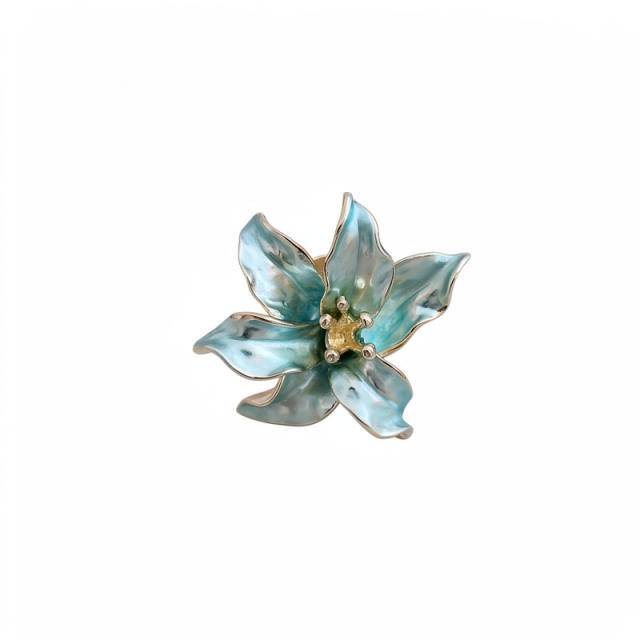 2026 New Vintage Tulip Flower Ring Chanel-Style Personalized  Adjustable Ring