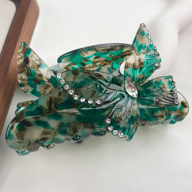 Flower-Shaped Hair Clip Gradient Candy Colors Elegant hair claw clips for Women
