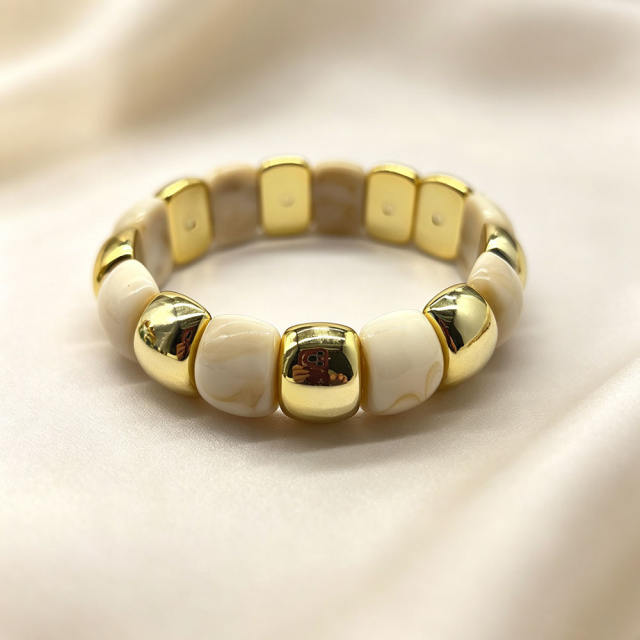 Acrylic Beaded Bracelet Personalized Exaggerated Jewelry for Women
