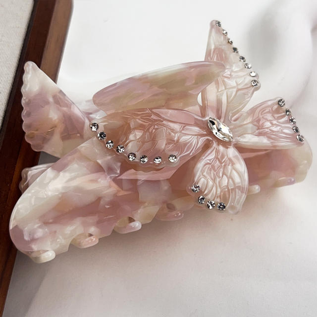 Flower-Shaped Hair Clip Gradient Candy Colors Elegant hair claw clips for Women