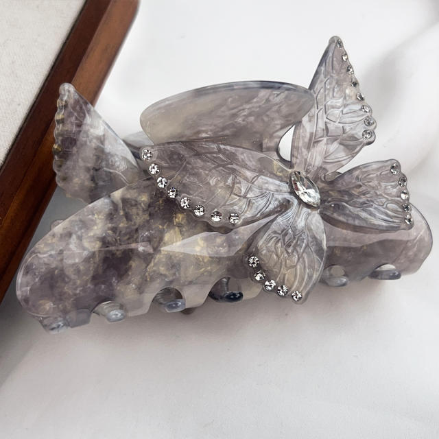 Flower-Shaped Hair Clip Gradient Candy Colors Elegant hair claw clips for Women