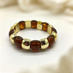 Acrylic Beaded Bracelet Personalized Exaggerated Jewelry for Women
